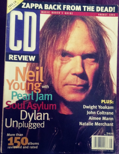 Cd Review - Neil Young Pearl Jam Dylan Zappa Soul Asylum 