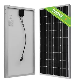 Panel Solar 12v 200w Monocristalino