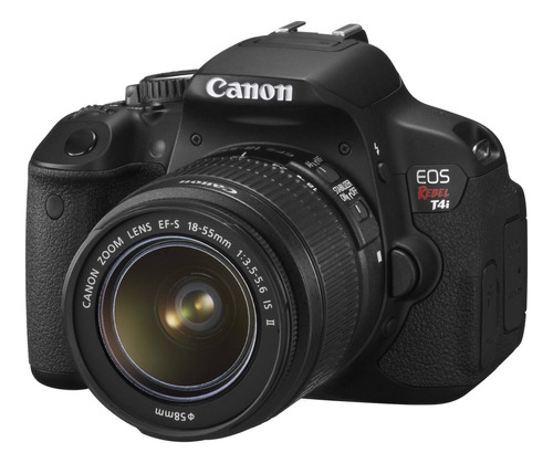  Canon Eos Rebel T4i Dslr Color  Negro