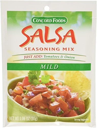 Concord Alimentos Suaves Salsa Mix, 1,06-onza Bolsas (paquet
