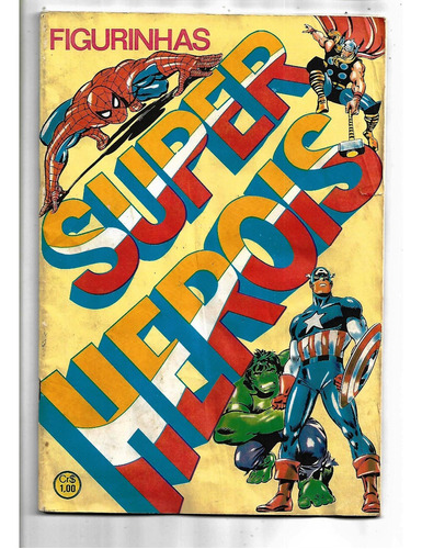 Album Super Herois Marvel Editora Dimensão Completo