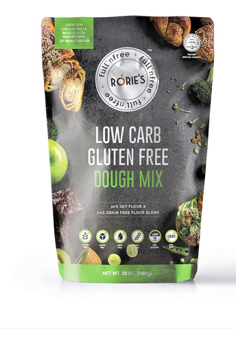Rorie's Low Carb Gluten Free Oat Dough Mix (20 Oz) Living Fu