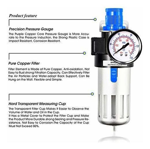 Tailonz Neumatic Npt Bfr Kit Regulador Presion Filtro