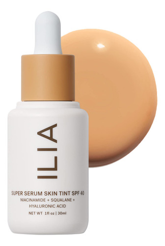 Sérum Colorido Ilia Super Serum Skin Tint Spf 40 Baikal St9.