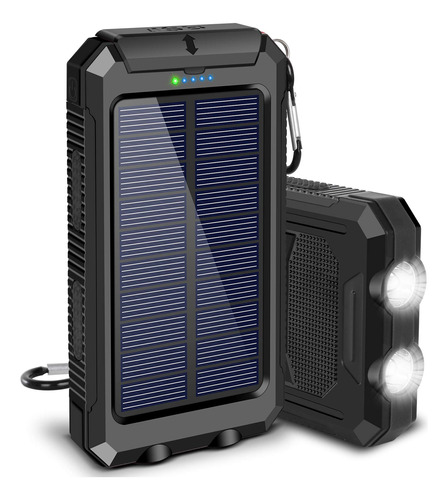 Cargador Solar 20000mah Banco De Energia Solar Portatil Im