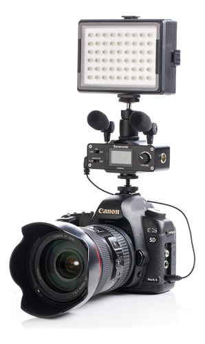 Saramonic Camixer Doble Microfono Stereo Mixer Para Camara Negro (Usado)