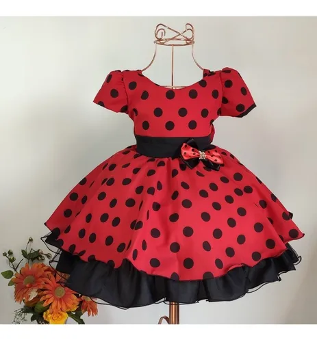 Vestido de cheap joaninha infantil