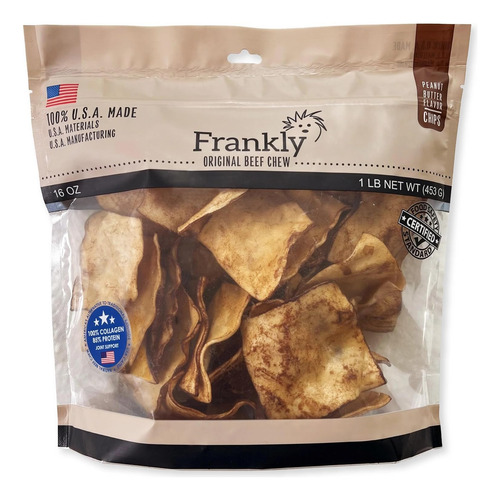 Original Beef Chew, Chips De Mantequilla De Maní, 16 Oz