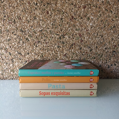 Recetarios De Cocina Coleccion  4 Libros 