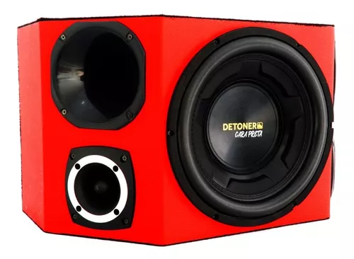 Caixa Trio Subwoofer Tormento Residencial PLUG AND PLAY 500 RMS