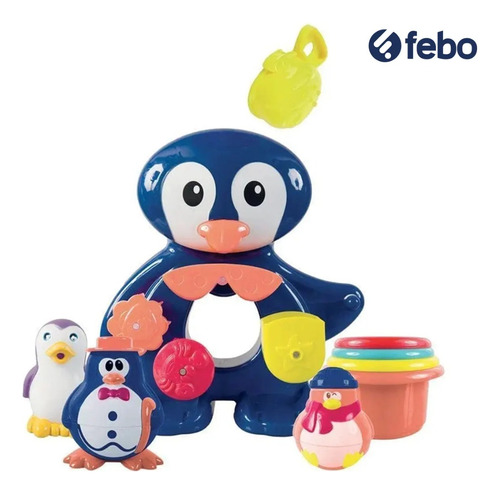 Juego Infantil Ducha Agua Ludi Coffret Pingouin Trex