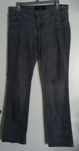 Pantalon De Jeans Gris Marca Spy Talle G/xg Mide 88 Cm De Co