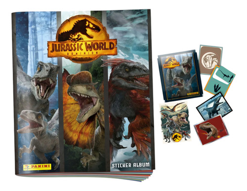 Album Jurassic Park Dominio + 25 Sobres