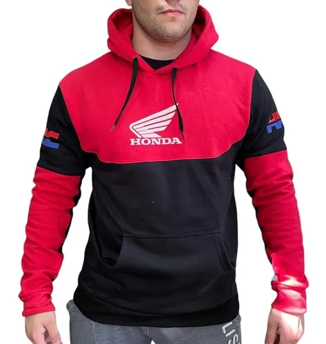 Buzo Canguro Honda Frisa Capucha Remera Honda Hrc Algod n
