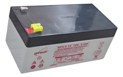 Baterias Recargables Genesis Np3.4-12 12v 3.4 Ah Plomo-acido
