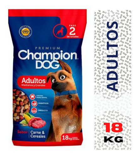 Alimento Para Perro Champion Dog - Adulto - 18 Kg