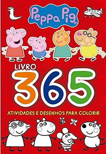 Libro Peppa Pig Livro 365 Atividades E Desenhos Para Colorir