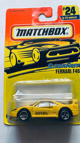 Matchbox Ferrari F40 (Reacondicionado)