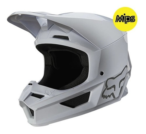 Casco Fox V1 Plaic Mips 2022 White Max Cross Trail