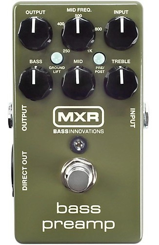 Mxr M81 Bass Preamp Preamplificador Y Ecualizador Para Bajo