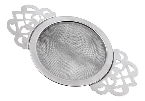 Filete De Té De Malla De Malla Tefter Metal Práctico Plata
