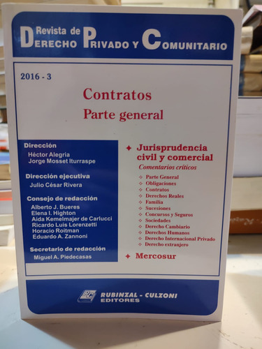Derecho Privado Y Comunitario - Contratos Parte General.
