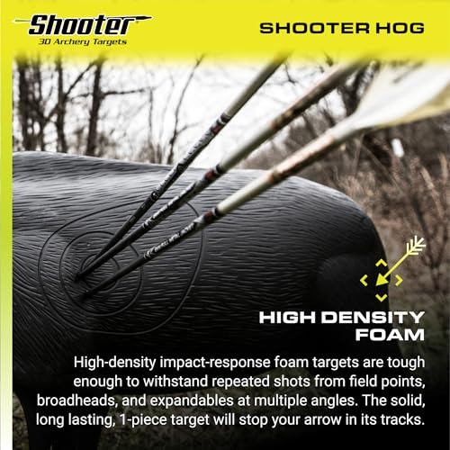 Field Logic 3d Archery Hog Target, Black, One Size