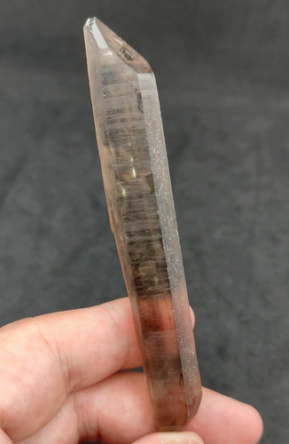Cuarzo Ahumado Biterminado - Gemelo Tantrico 9.7cm. 26g.