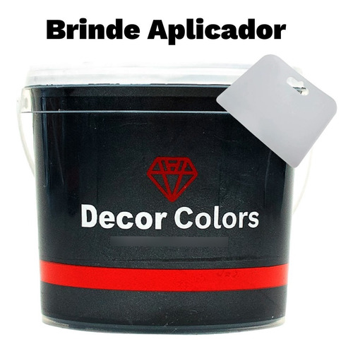 Imagem 5 de 10 de Decor Colors Cimento Queimado Perolizado 3,2k Diamante Negro
