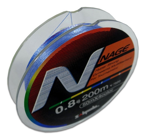 Linha Multi Filamentos Power Cast Colorida 16lb 0.148mm 200m Cor Azul