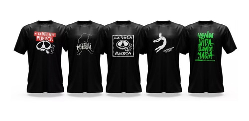 Remera De Rock La Vela Puerca. 5 Modelos A Elección.