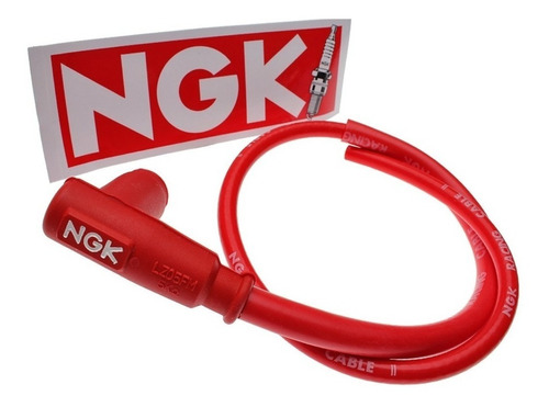 Ngk Cable De Bujia Moto De Competencia / Cable De Alta 50 Cm