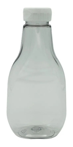 Botella Pet Squeeze 500ml Con Tapa Fliptop Y Liner (100 Pza)