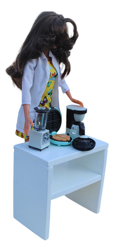 Kit De Electrodomésticos Para Muñecas Escala 1/6