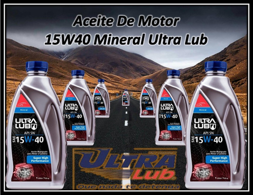 Aceite De Motor  15w40 Mineral Ultra Lub 