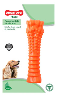 Brinquedo Mordedor Cachorro Osso Resistente Odontopet Menta