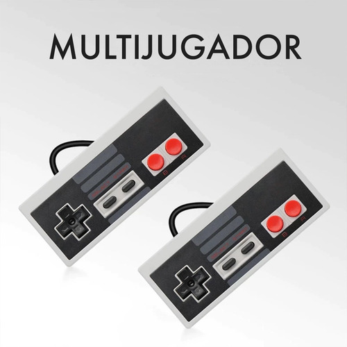 Imagen 2 de 9 de Consola Retro Multijugador Con Cable 620 Juegos Conexión Tv