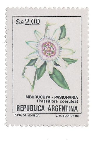 Argentina - Flores - En $ Argentinos- Año 1983 - Gj 2107 B)