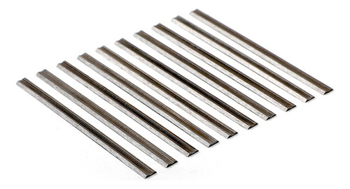 10 Cuchillas De Cepilladora De Repuesto De 3-1/4 82 Mm Hss