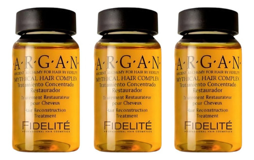 Ampollas Fidelite Argan Mythical Hair Complex X 3u