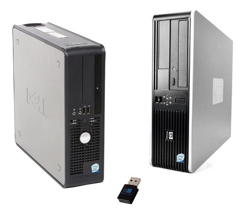Computadora Barata Hp 4gb Ddr3 500hdd Lcd19 + Usb Wifi
