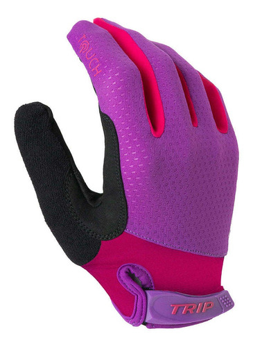 Guantes Trip Touch Gel Purple Pink Xs, S Y M