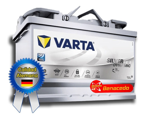 Bateria Varta Calidad Alemana Agm 105ah 165amin Start-stop