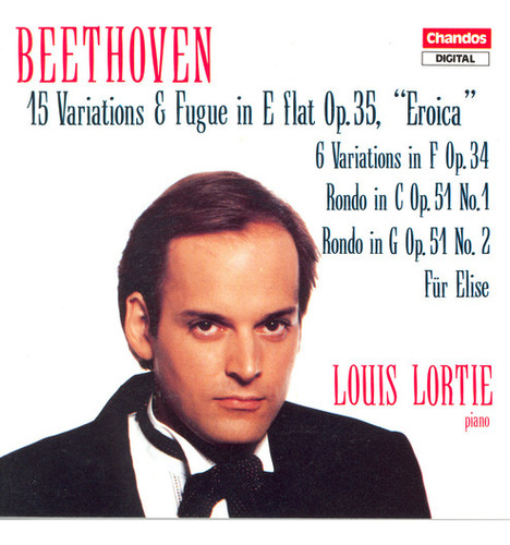 Louis Beethoven//lortie 6 Variaciones En Fa/2 Rondos Cd