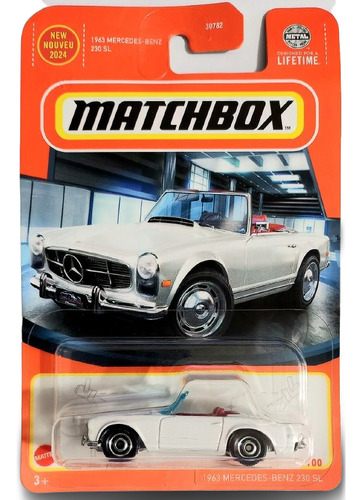 1963 Mercedes Benz 230 Sl Blanco Matchbox