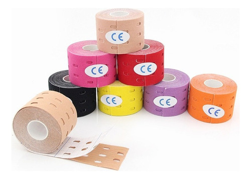 4pzs Cinta Kinesiológicas Vendaje Neuromuscular Tape 5mx5cm Color