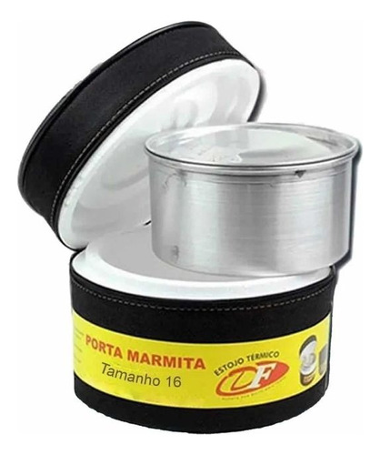 Marmita Térmica Redonda 1,1 Litros N°16 Com Alça E Zíper