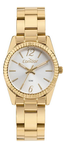 Relógio Feminino Condor Social Dourado 30mm