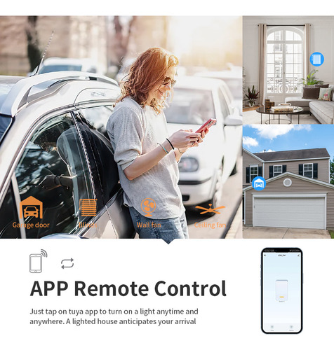 Módulo De Disyuntor Inteligente App Control Wifi Rf433