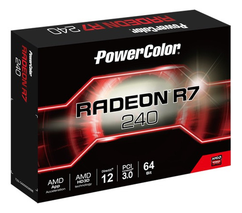 Tarjeta De Video Amd Radeon R7 240 2gb 64bit Gddr5